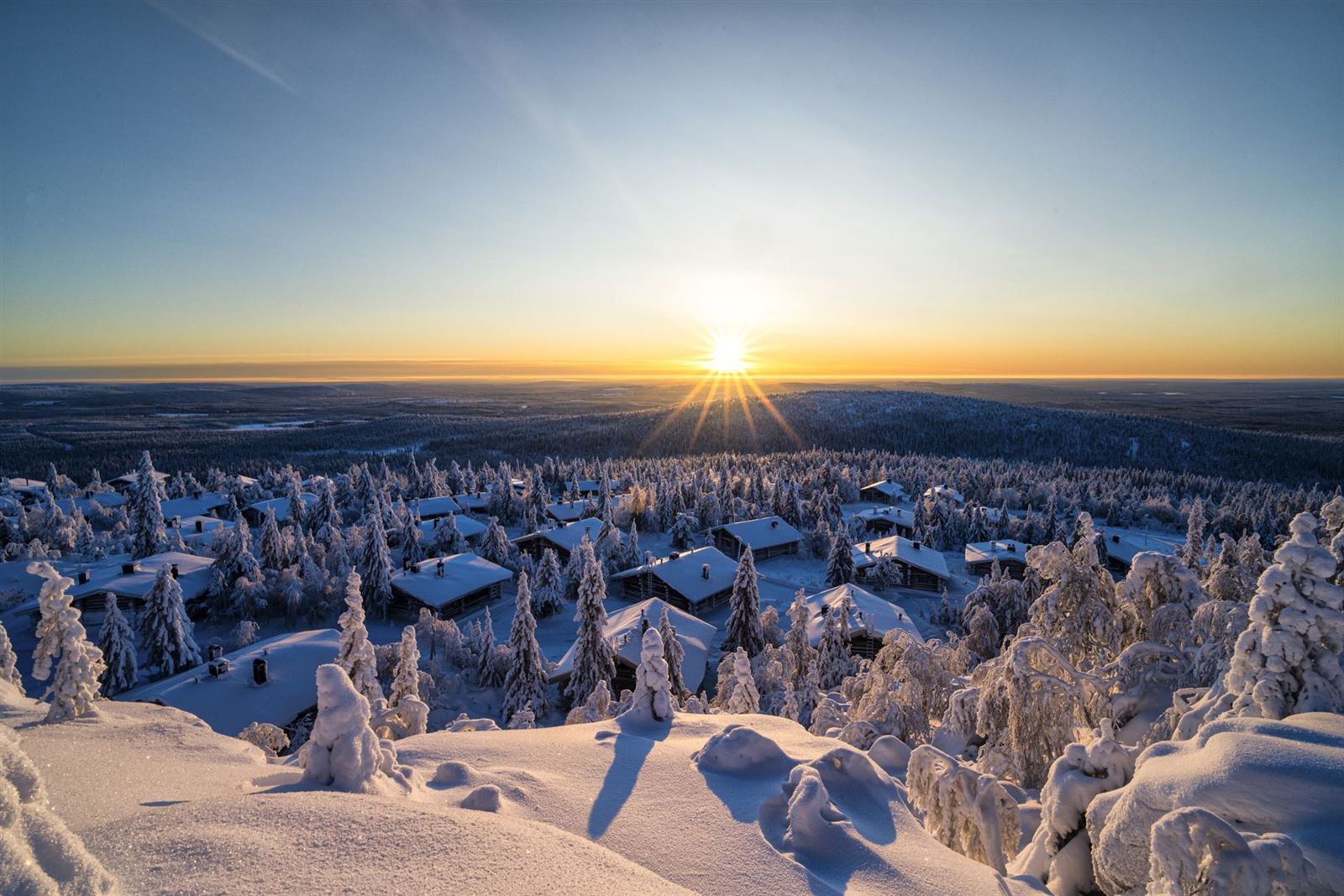 Blick über die Winterlandschaft